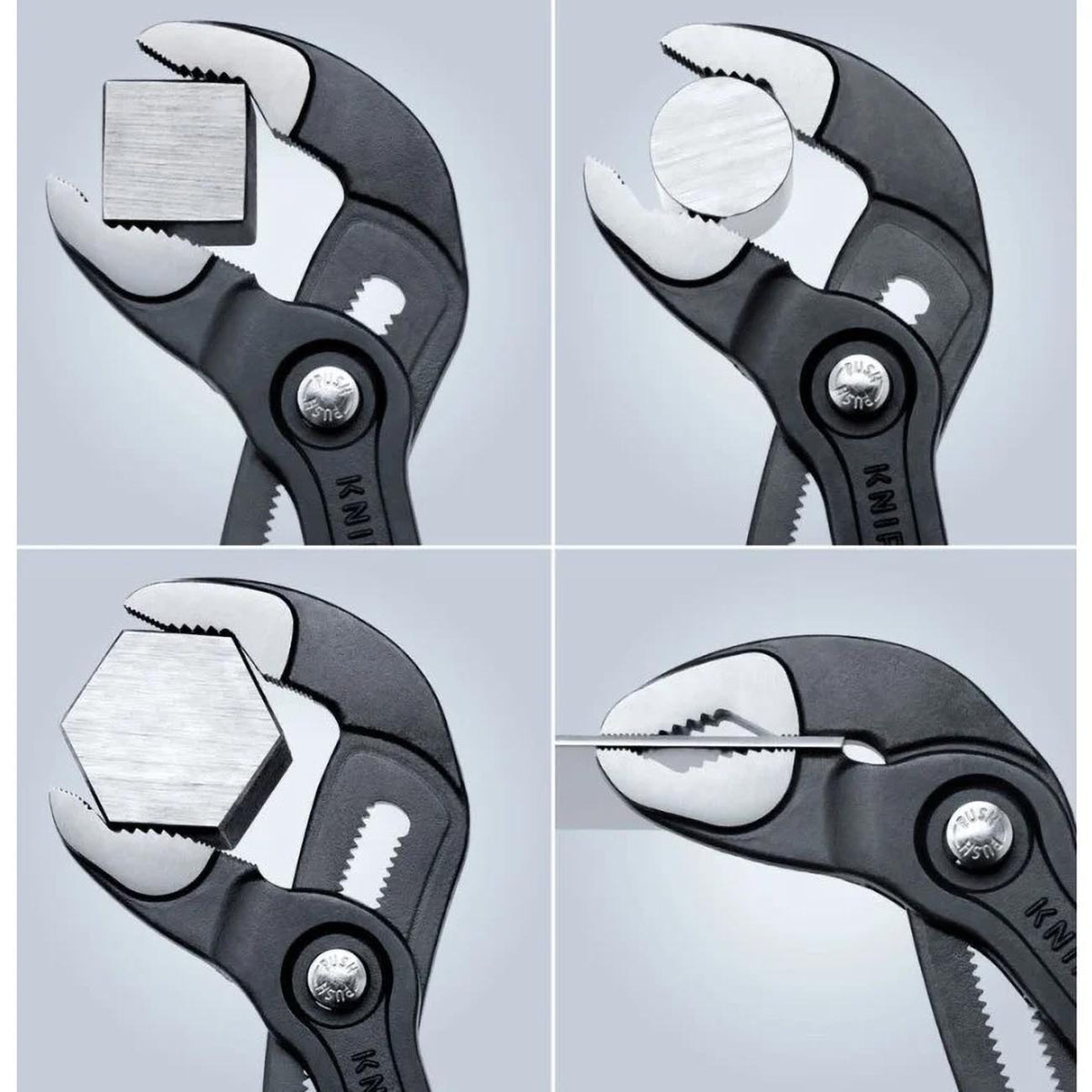 Knipex Cobra Water Pump Plier Set: 7-1/4" 10" & 12" (3 Piece Set)