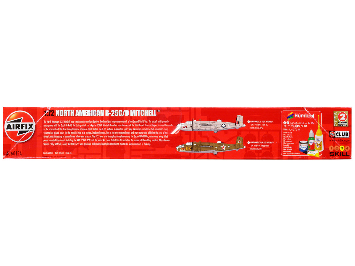 Level 3 Model Kit North American B-25C/D Mitchell Bomber Aircraft 2 Scheme