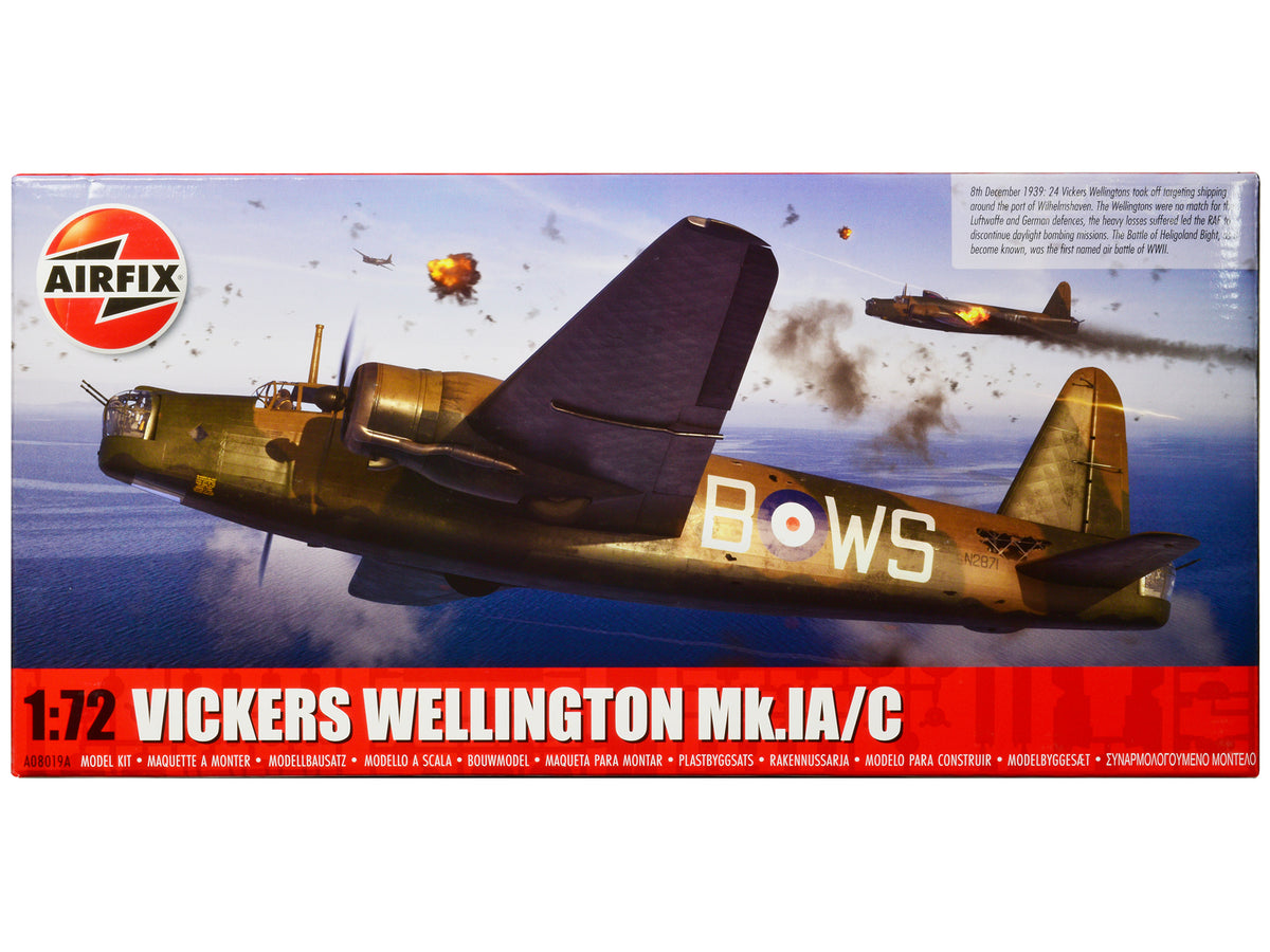 Level 3 Model Kit Vickers Wellington Mk.IA/C Bomber Aircraft 2 Scheme Options