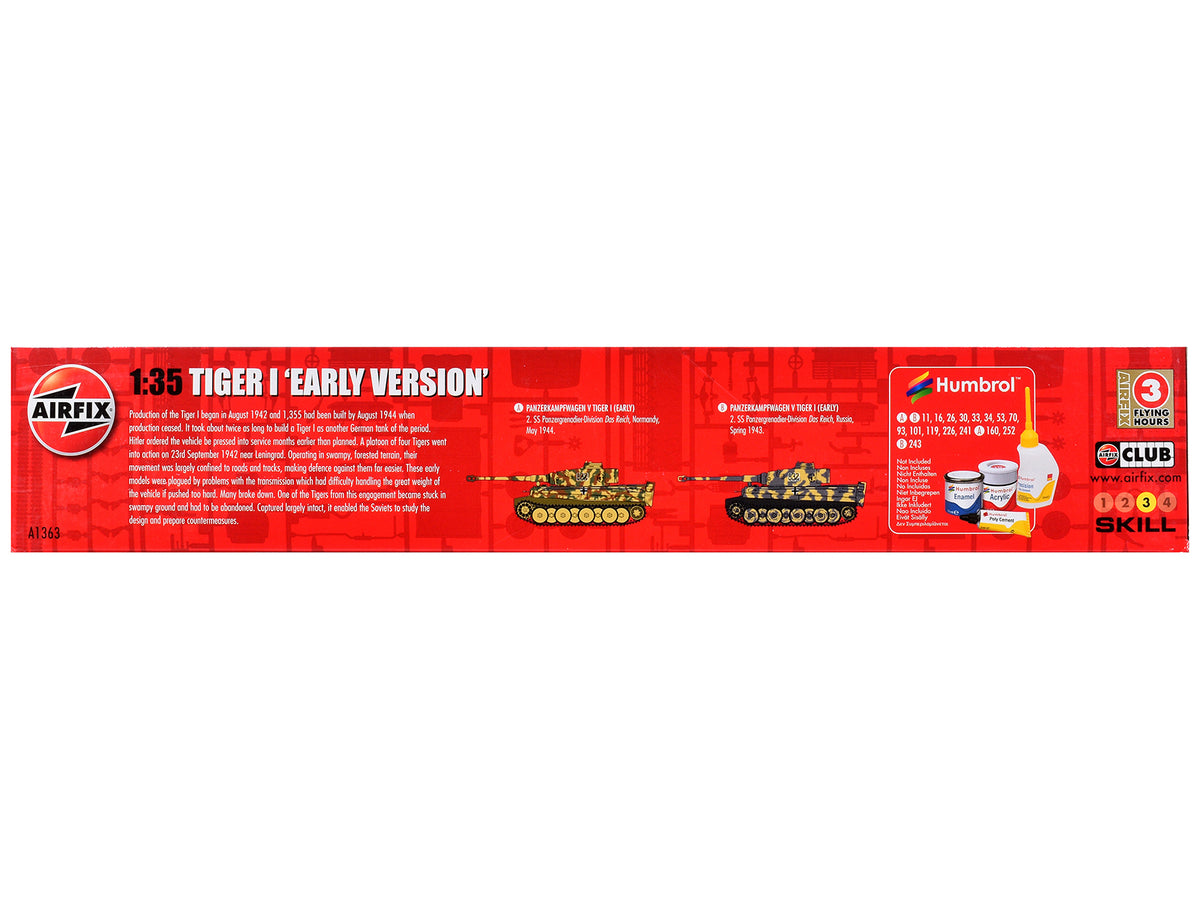 Level 3 Model Kit German Tiger I Early Version Tank 2 Scheme Options 1/35