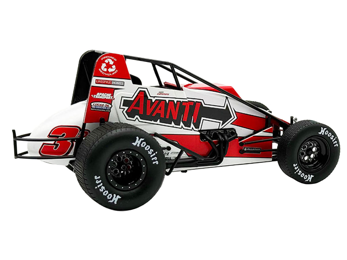 USAC Sprint Car #3P Kyle Cummins "Avanti" Champion 1/18 Diecast by ACME