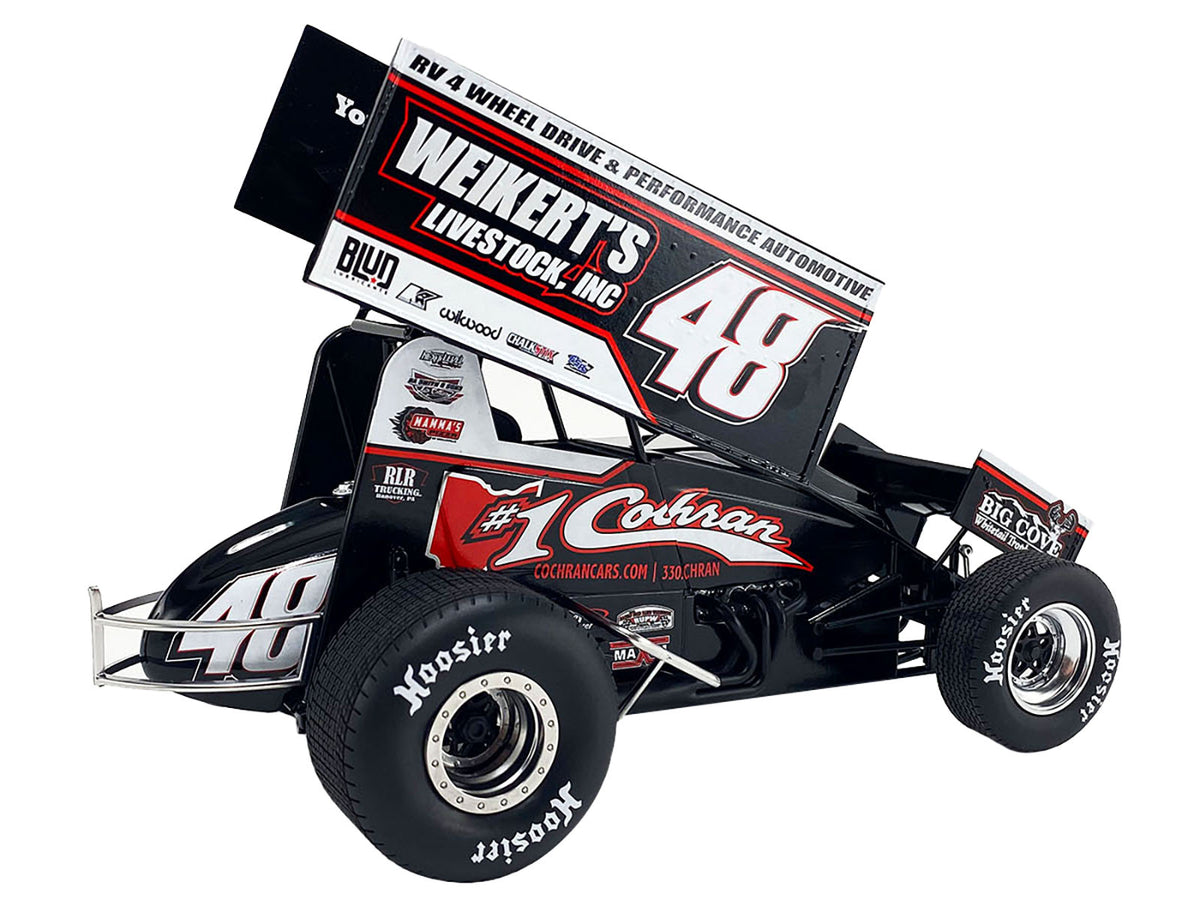 Winged Sprint Car #48 Danny Dietrich Gary Kauffman Racing 1/18 Diecast by ACME