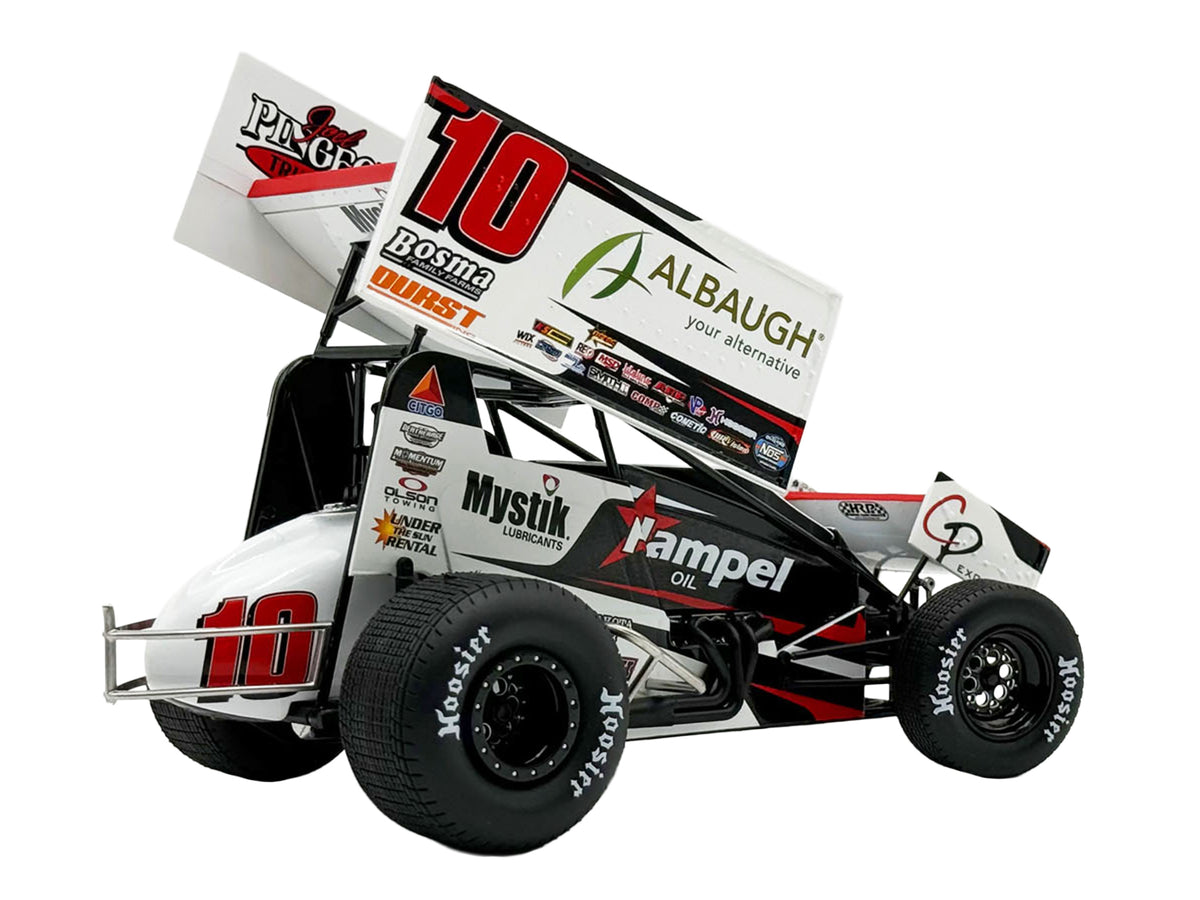 Winged Sprint Car #10 Ryan Timms "Liebig Motorsports - Hampel Oil" (2026) 1/18 Diecast Model Car by ACME