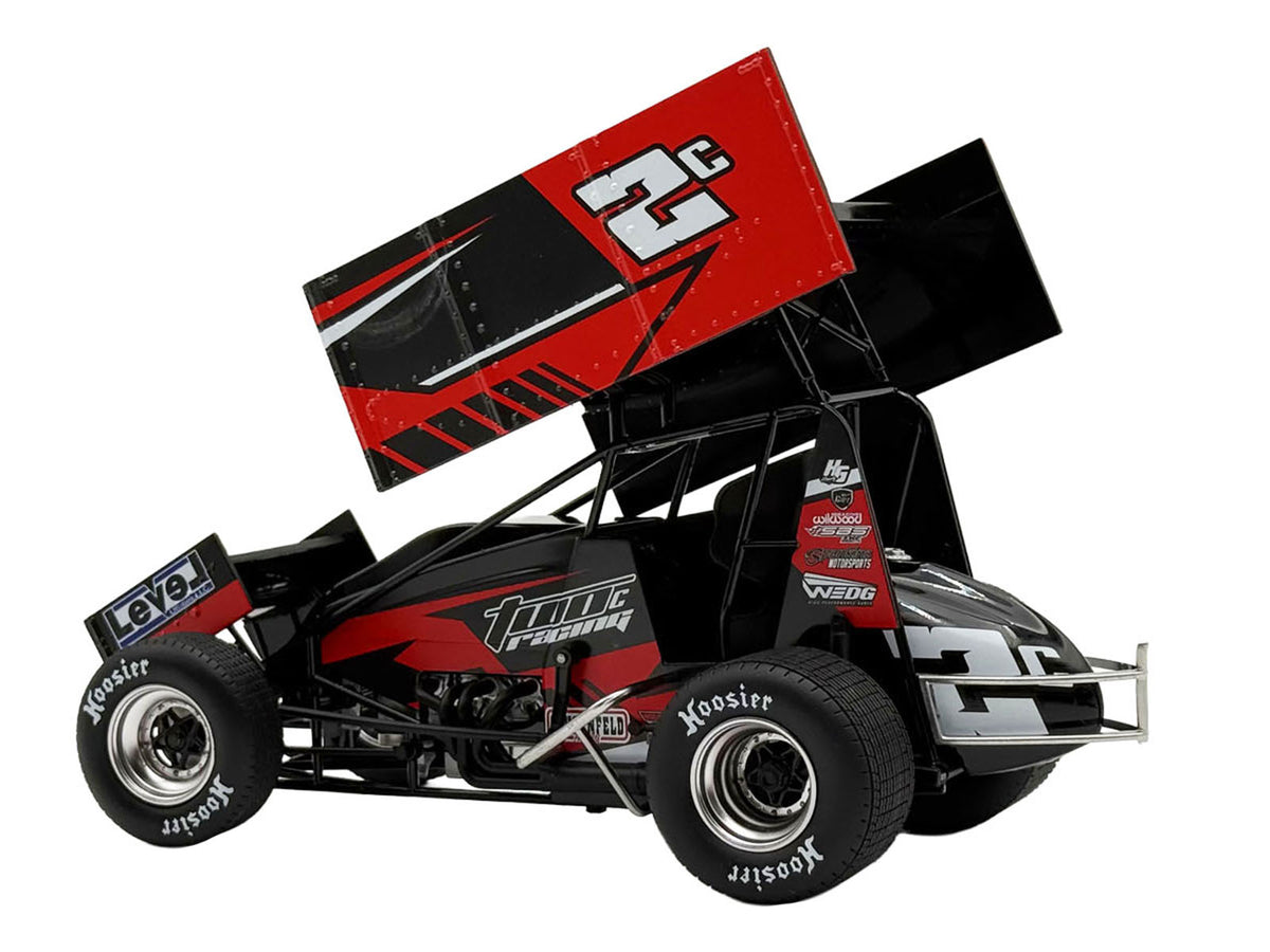 Winged Sprint Car #2C Cole Macedo "Two C Racing" (2026) 1/18 Diecast by ACME