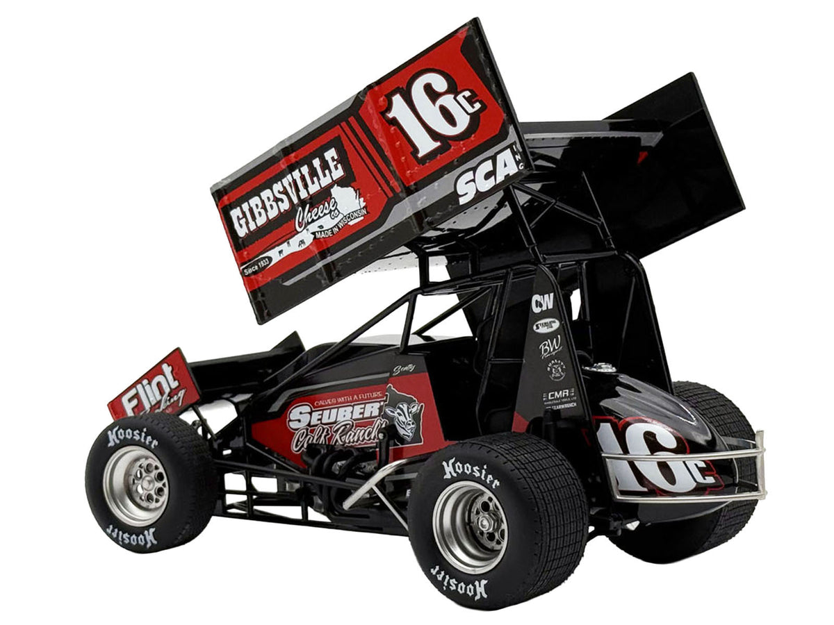 Winged Sprint Car #16C Scotty Thiel 1/18 Diecast by ACME