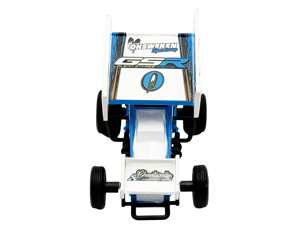 Winged Sprint Car #0 Glenn Styres "Ohsweken Speedway - GSR Chassis" 1/50 Diecast