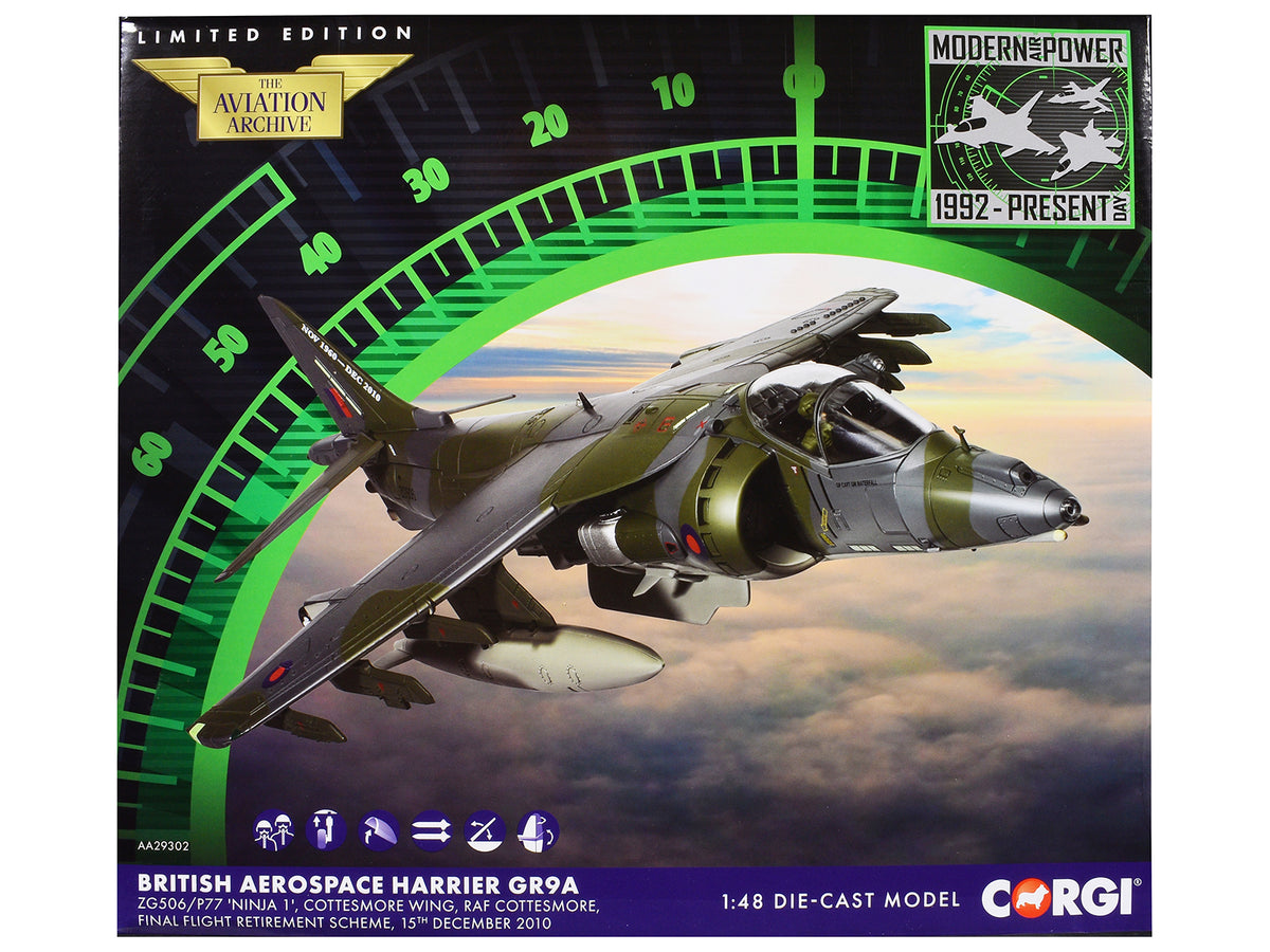 British Aerospace Harrier GR9A Aircraft Royal Air Force Aviation Archive 1/48