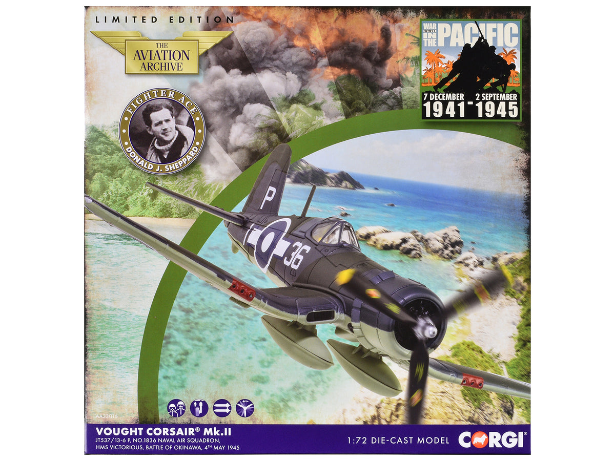 Vought Corsair Mk. II Fighter Aircraft British Royal Navy Fleet Air Arm