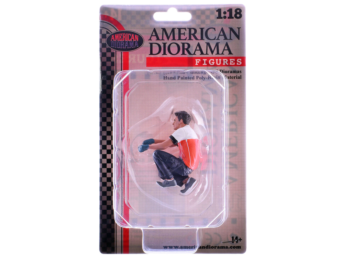 "Race Crew" Figure #5 for 1/18 scale models - American Diorama