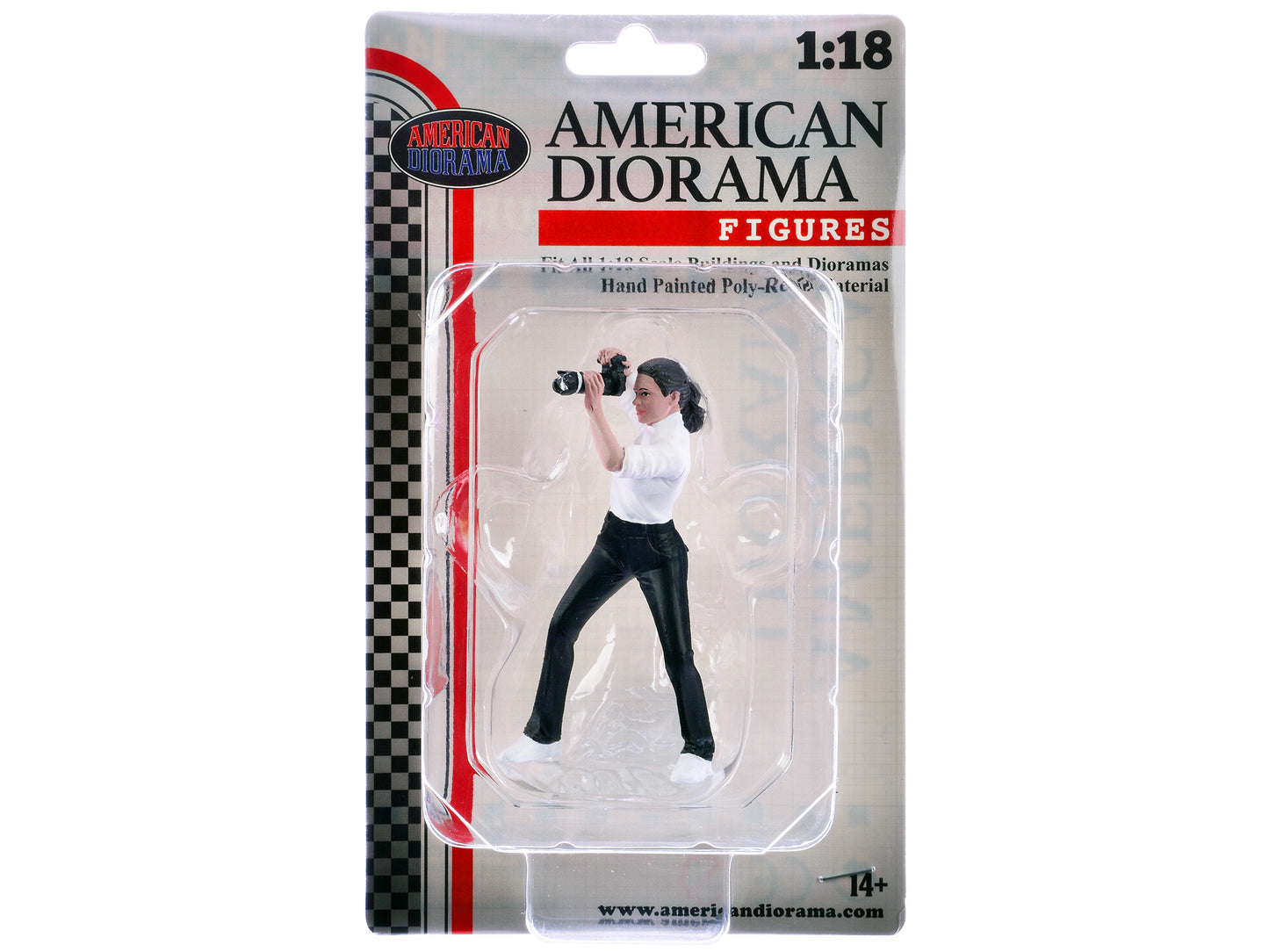 "Photographers" Figure #2 for 1/18 Scale Models by American Diorama