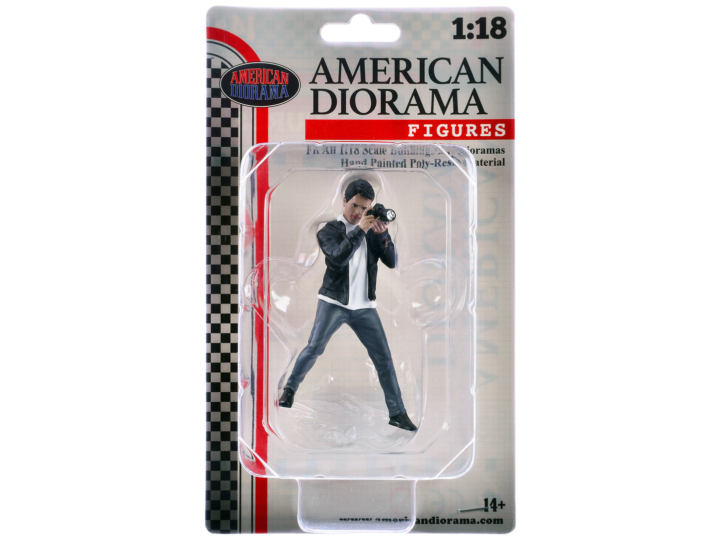 "Photographers" Figure #6 for 1/18 Scale Models by American Diorama