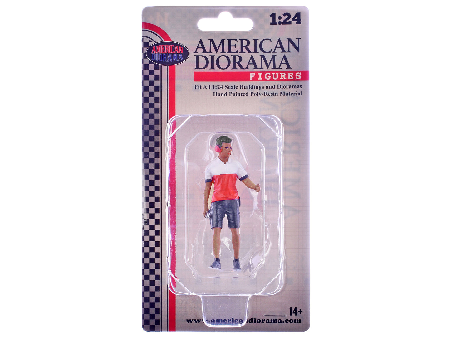 "Race Crew" Figure #2 for 1/24 Scale Models by American Diorama <h2>"Race Diorama</h2> <p>High-quality diecast model car perfect collectors and enthusiasts. Features detailed interior exterior craftsm