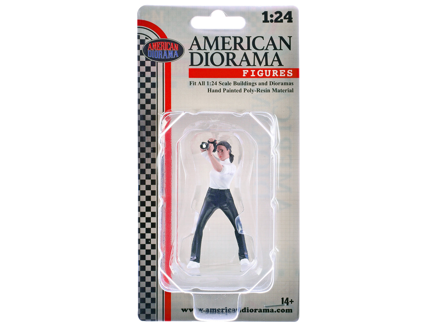 "Photographers" Figure #2 for 1/24 Scale Models by American Diorama
