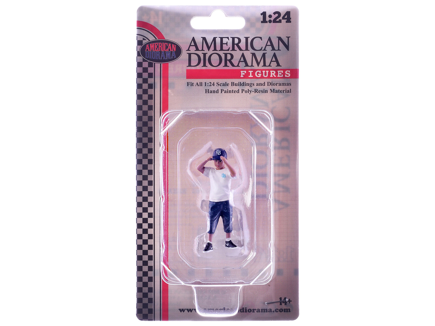 "LB Nation" Figure #6 for 1/24 Scale Models by American Diorama