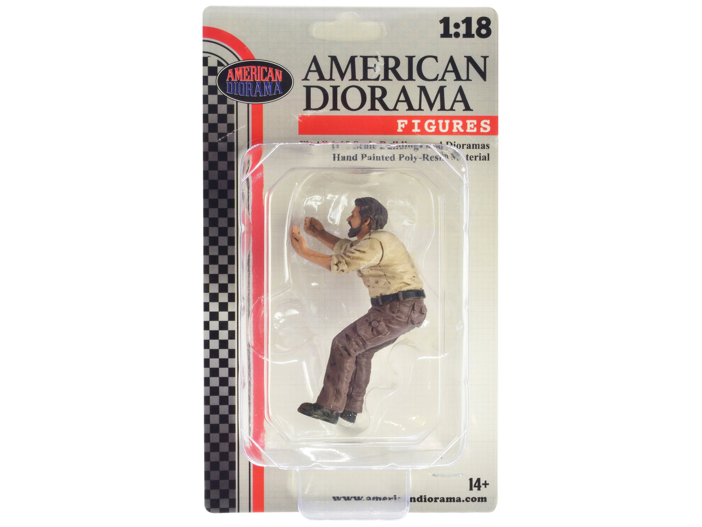 "4X4 Mechanic" Figure 6 for 1/18 Scale Models by American Diorama <h2>"4X4 Diorama</h2> <p>High-quality diecast model car perfect collectors and enthusiasts. Features detailed interior exterior crafts