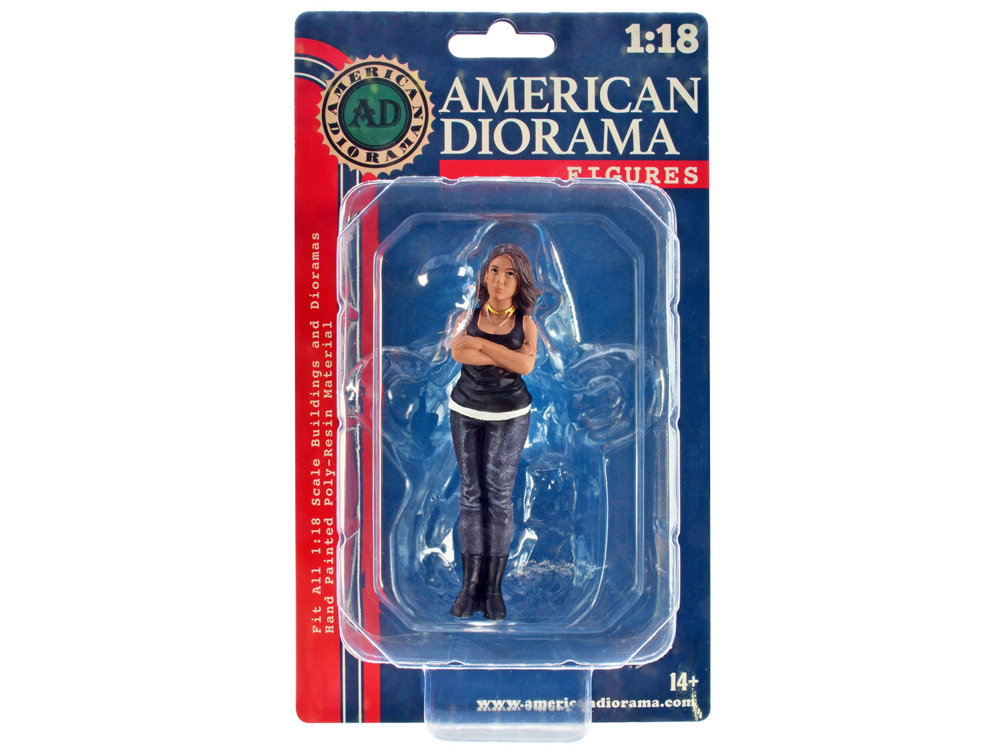 "Car Meet 3" Figure 2 for 1/18 Scale Models by American Diorama <h2>"Car Diorama</h2> <p>High-quality diecast model car perfect collectors and enthusiasts. Features detailed interior exterior craftsma