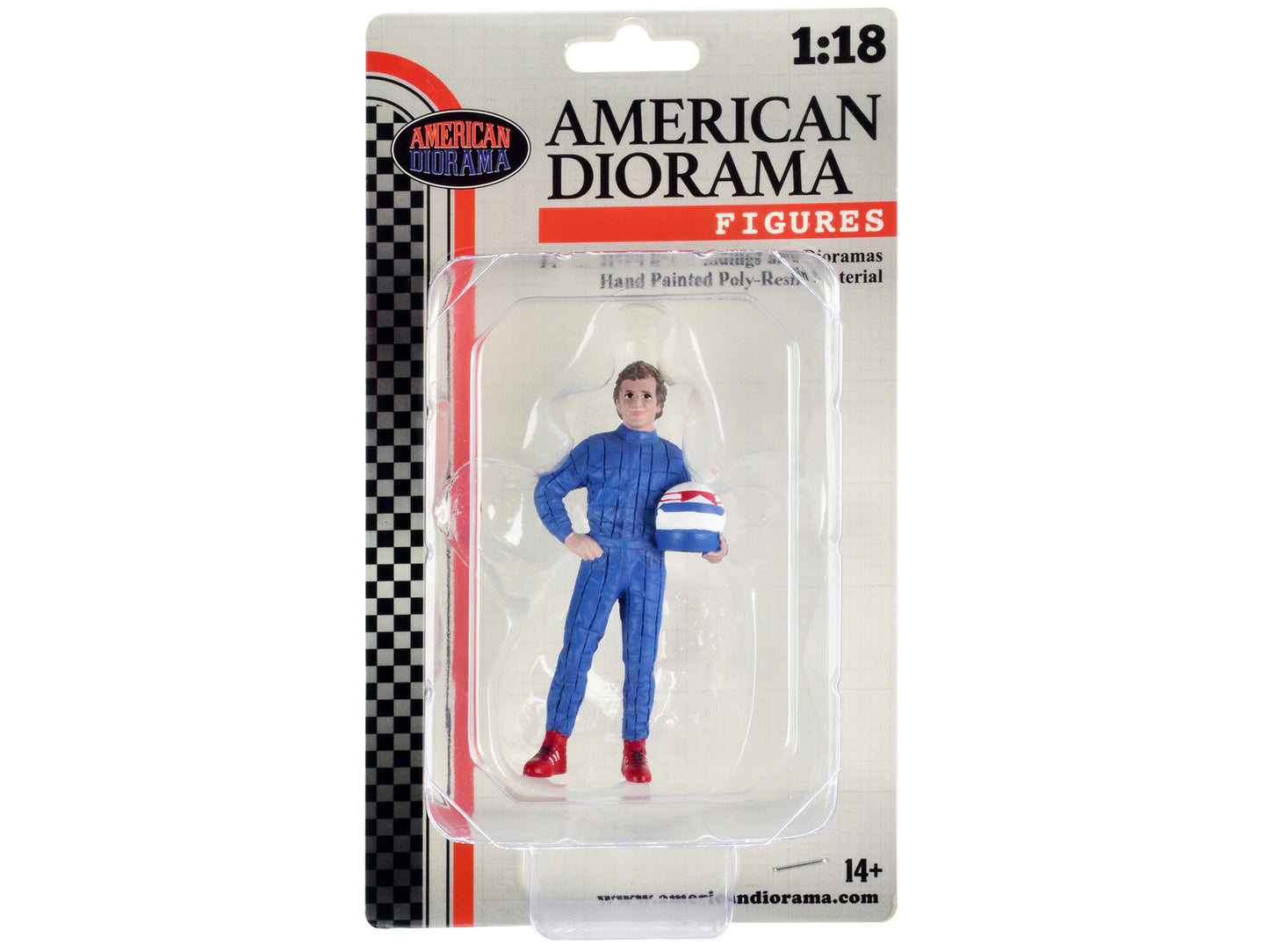 "Racing Legends" 80's Figure B for 1/18 Scale Models by American Diorama <h2>"Racing Diorama</h2> <p>High-quality diecast model car perfect collectors and enthusiasts. Features detailed interior exter