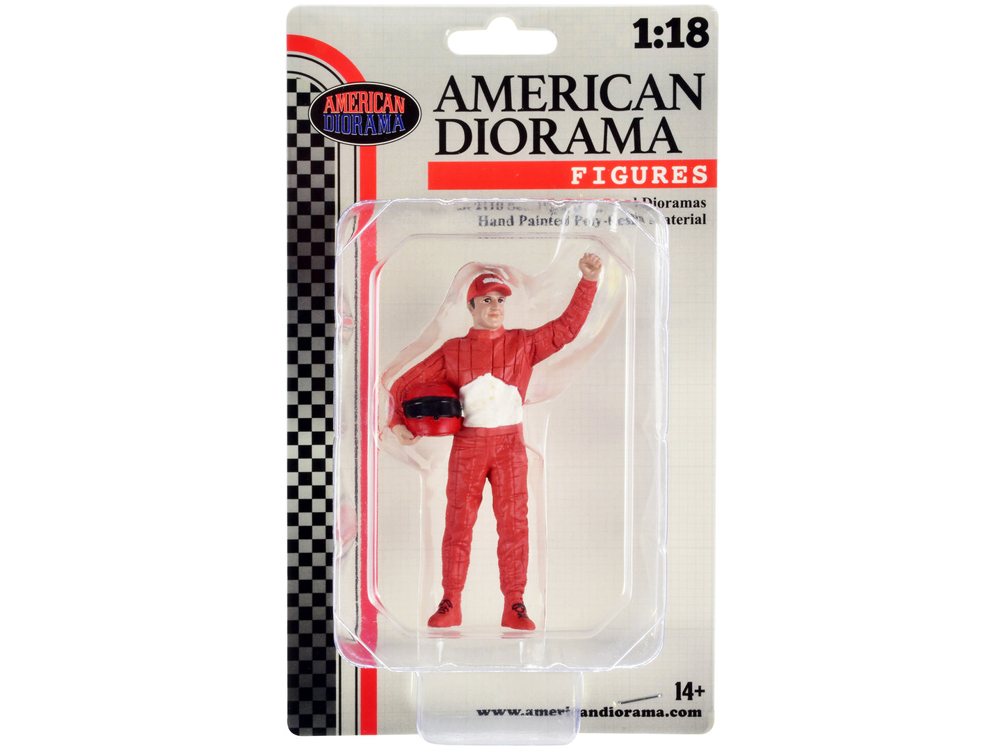 "Racing Legends" 90's Figure B for 1/18 Scale Models by American Diorama <h2>"Racing Diorama</h2> <p>High-quality diecast model car perfect collectors and enthusiasts. Features detailed interior exter