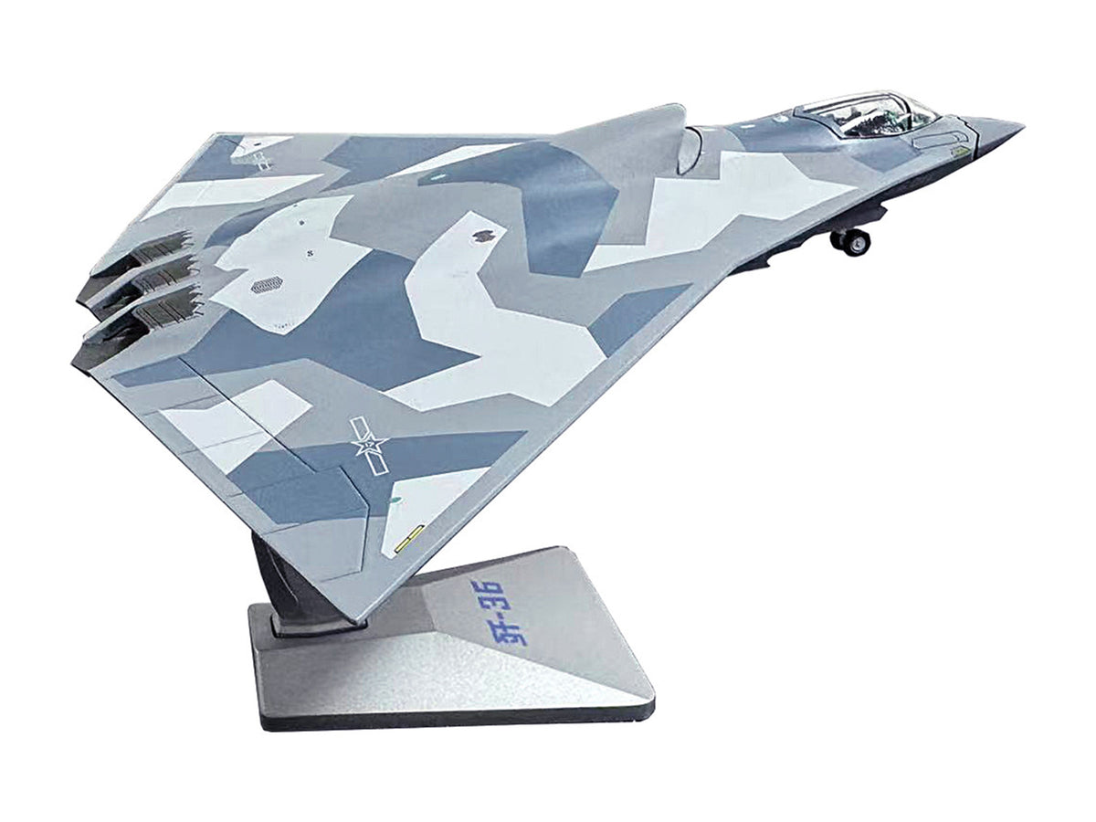 CAC J-36 Stealth Aircraft "People's Liberation Army Air Force" 1/144 Diecast