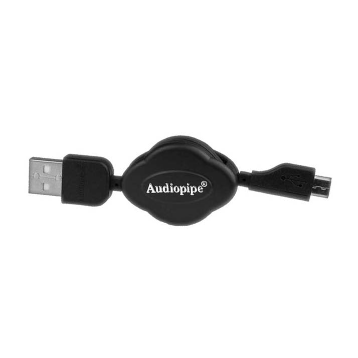 Audiopipe Standard USB to Micro USB Cable - Bulk Lot of 25 | Reseller Pack | Fast Shipping Bulk Lot 25x | Fast Shipping | Wholesale Car Audio Install Parts