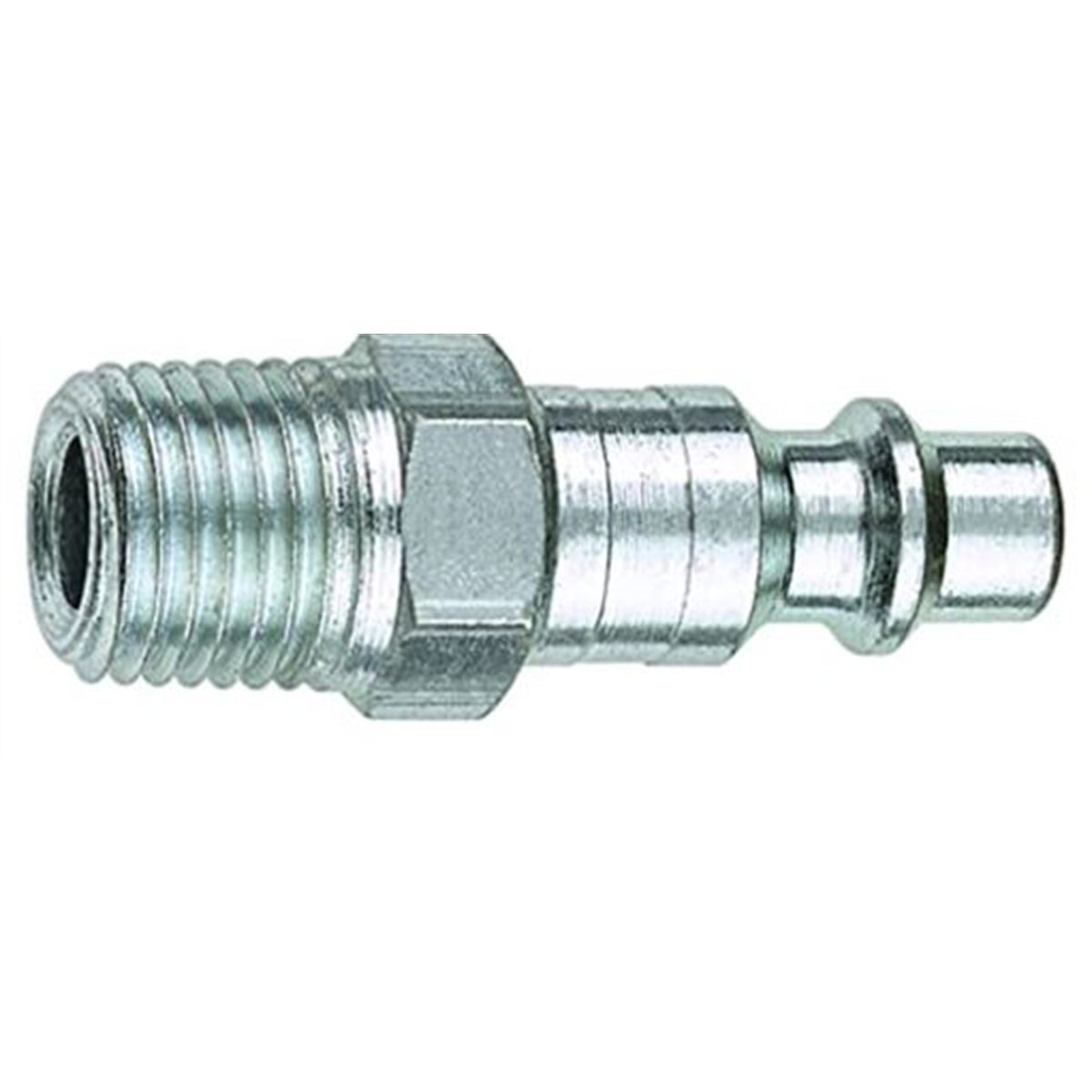 Amflo 1/4" Coupler Plug with Male 1/4" Threads I/M Industrial- Pack of 10