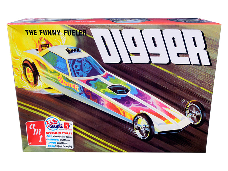 Skill 2 Model Kit Digger Dragster "The Funny Fueler" 1/25 Scale by AMT <h2>Skill AMT</h2> <p>High-quality diecast car perfect for collectors and enthusiasts. Features detailed interior exterior crafts