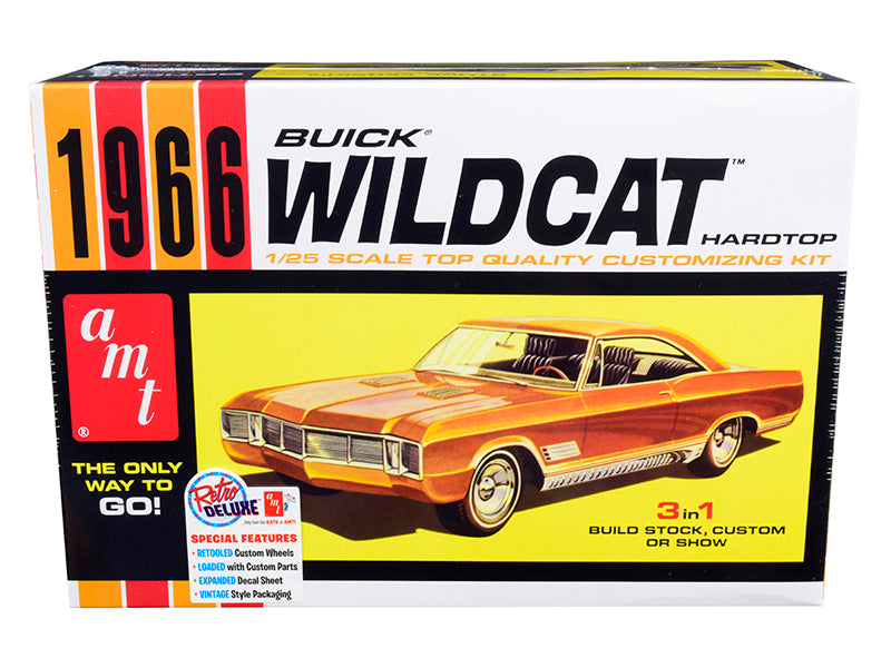 Skill 2 Model Kit 1966 Buick Wildcat Hardtop 3 in 1 1/25 Scale by AMT <h2>Skill AMT</h2> <p>High-quality diecast car perfect for collectors and enthusiasts. Features detailed interior exterior craftsm