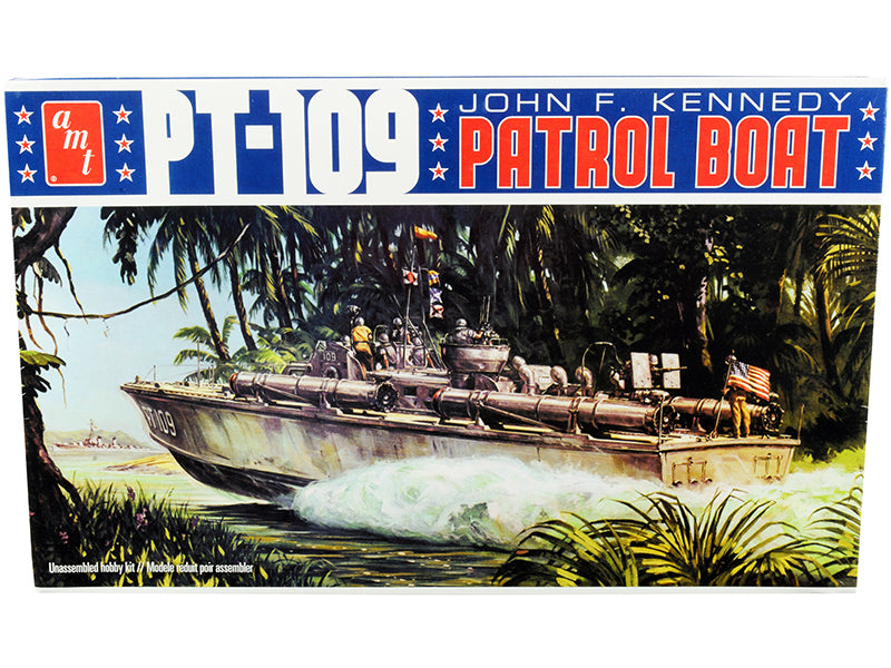 Skill 2 Model Kit PT-109 John F. Kennedy World War II Patrol Boat 1/64 Scale by AMT <h2>Skill AMT</h2> <p>High-quality diecast car perfect for collectors and enthusiasts. Features detailed interior ex