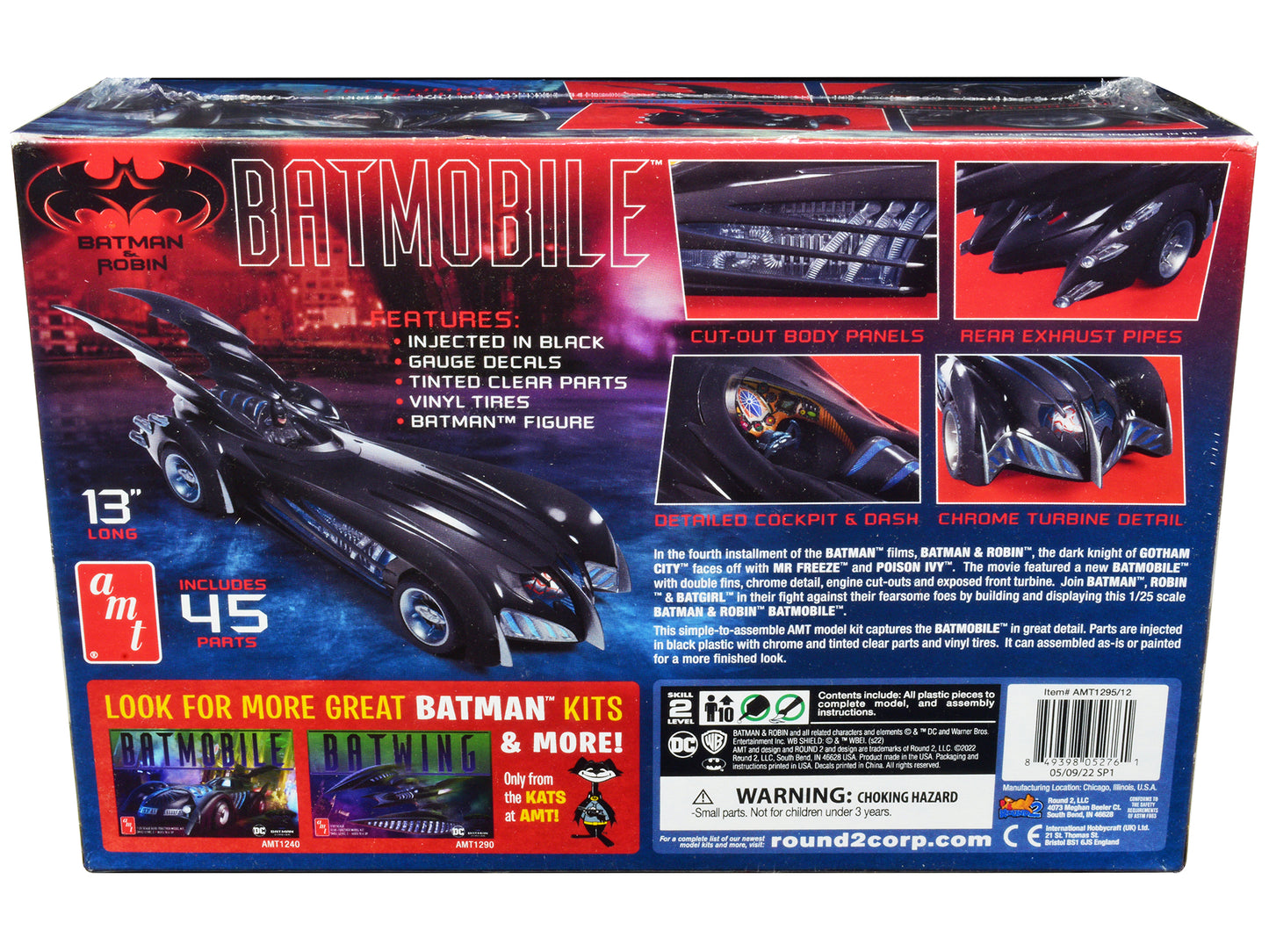 Skill 2 Model Kit Batmobile "Batman & Robin" (1997) Movie 1/25 Scale by AMT <h2>Skill AMT</h2> <p>High-quality diecast car perfect for collectors and enthusiasts. Features detailed interior exterior c