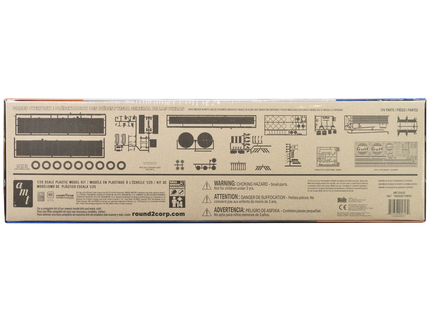 Skill 3 Model Kit Fruehauf Tanker Trailer "Gulf Oil" 1/25 Scale by AMT <h2>Skill AMT</h2> <p>High-quality diecast car perfect for collectors and enthusiasts. Features detailed interior exterior crafts