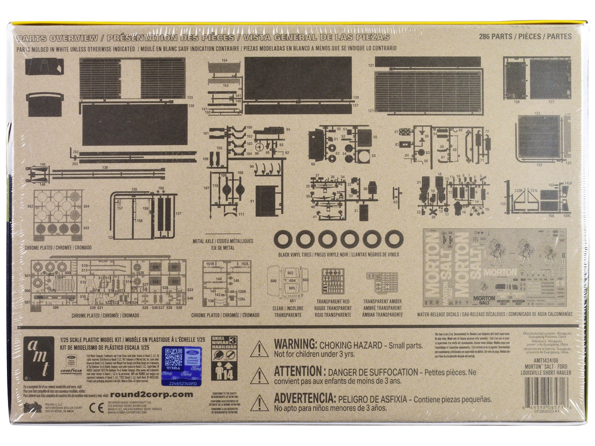 Skill 3 Model Kit Ford Louisville Line Short 1/25 Scale Model Kit - AMT