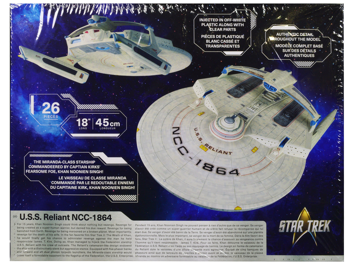 Skill 2 Model Kit U.S.S. Reliant NCC-1864 Space 1/537 Scale Model Kit - AMT