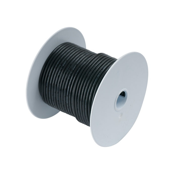 Ancor #4 Black Wtron 100ft Spool Tinned Cooper