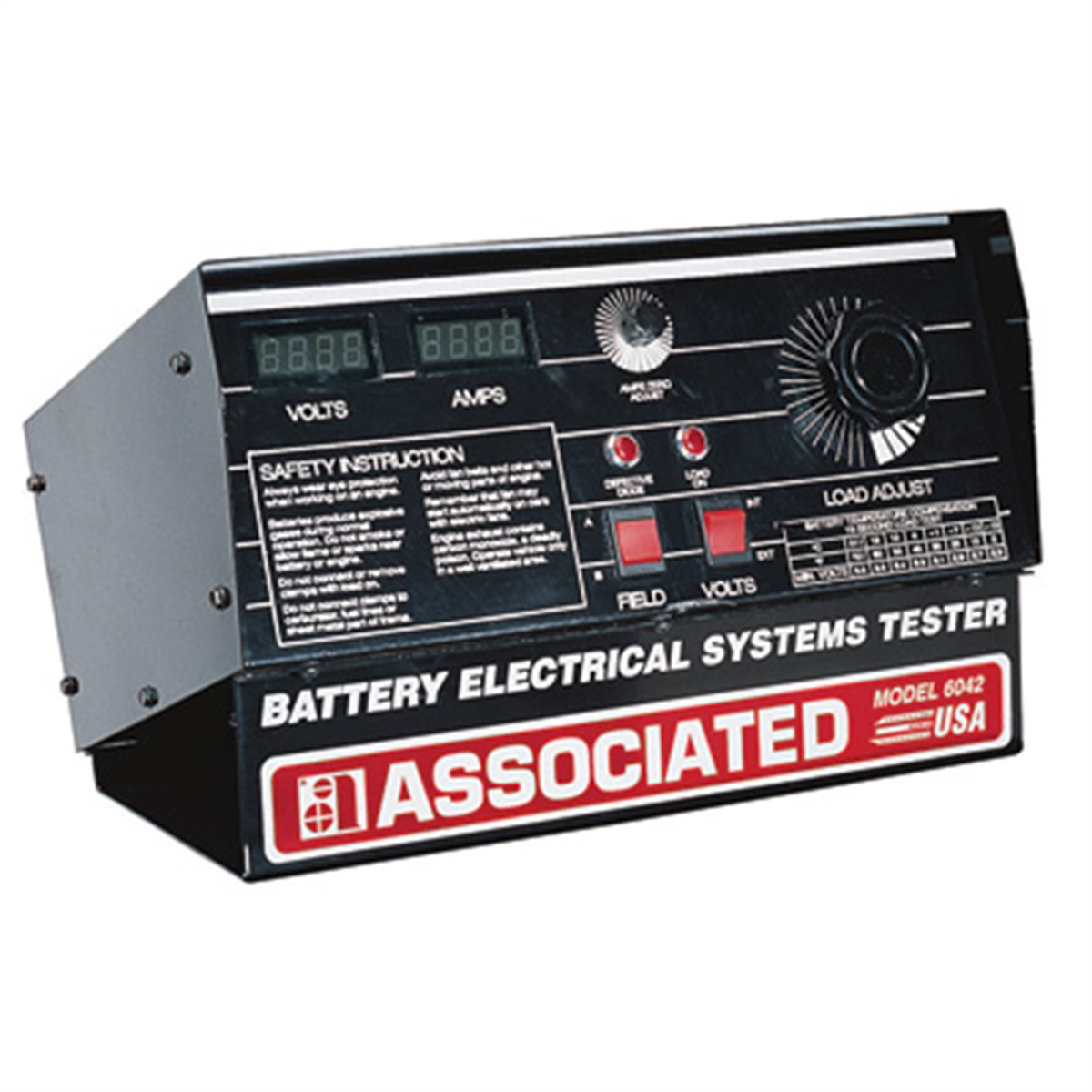 Associated 12V 0-500 Amp Carbon Pile Battery Load Tester and 12/24V Electrical