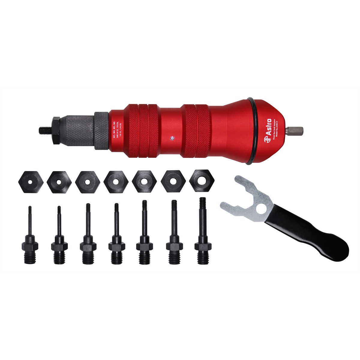 Astro Pneumatic Rivet Nut Drill Adapter Kit