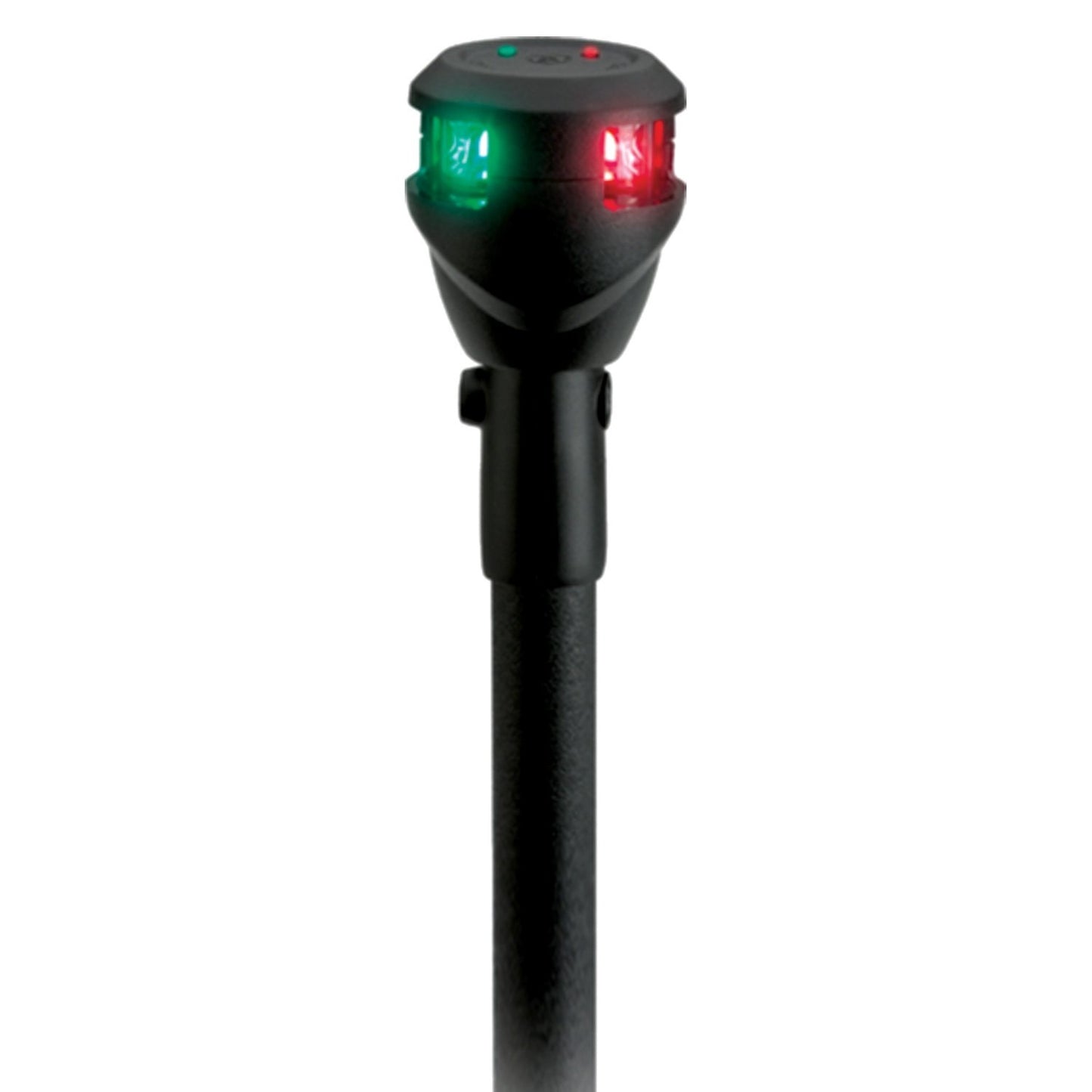 Attwood LightArmor Bi-Color 14in Straight Locking Wtron Collar Pole 3-Pin LED with Task Light