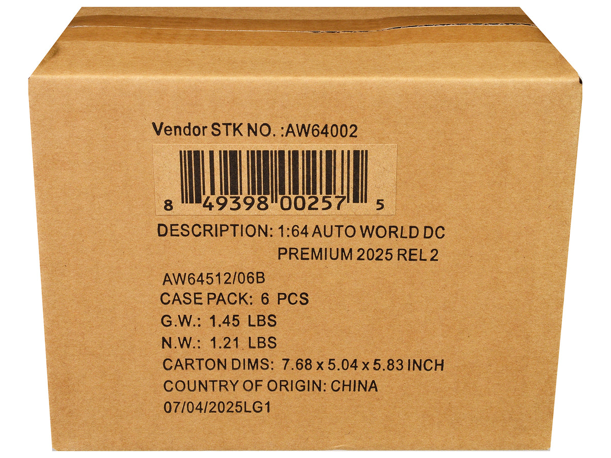 Auto World Premium 2025 Release 2 Set B of 6 pcs 1/64 Diecast Cars by Auto World