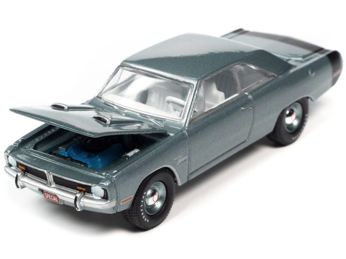 1971 Dodge Dart Swinger 340 Special Gunmetal Tail Stripe Vintage Muscle Limited