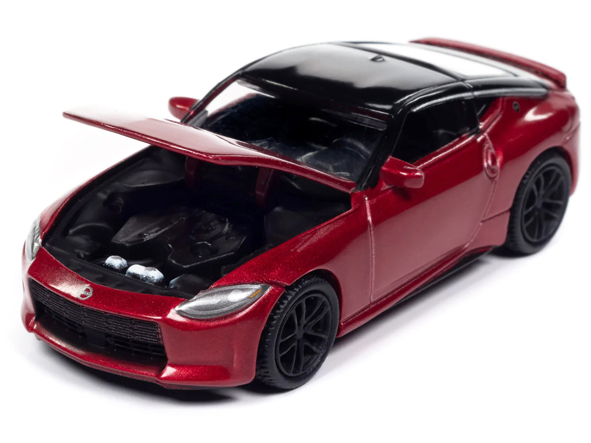 2023 Nissan Z Passion Red Metallic with Black Top Import Legends 1/64 Diecast