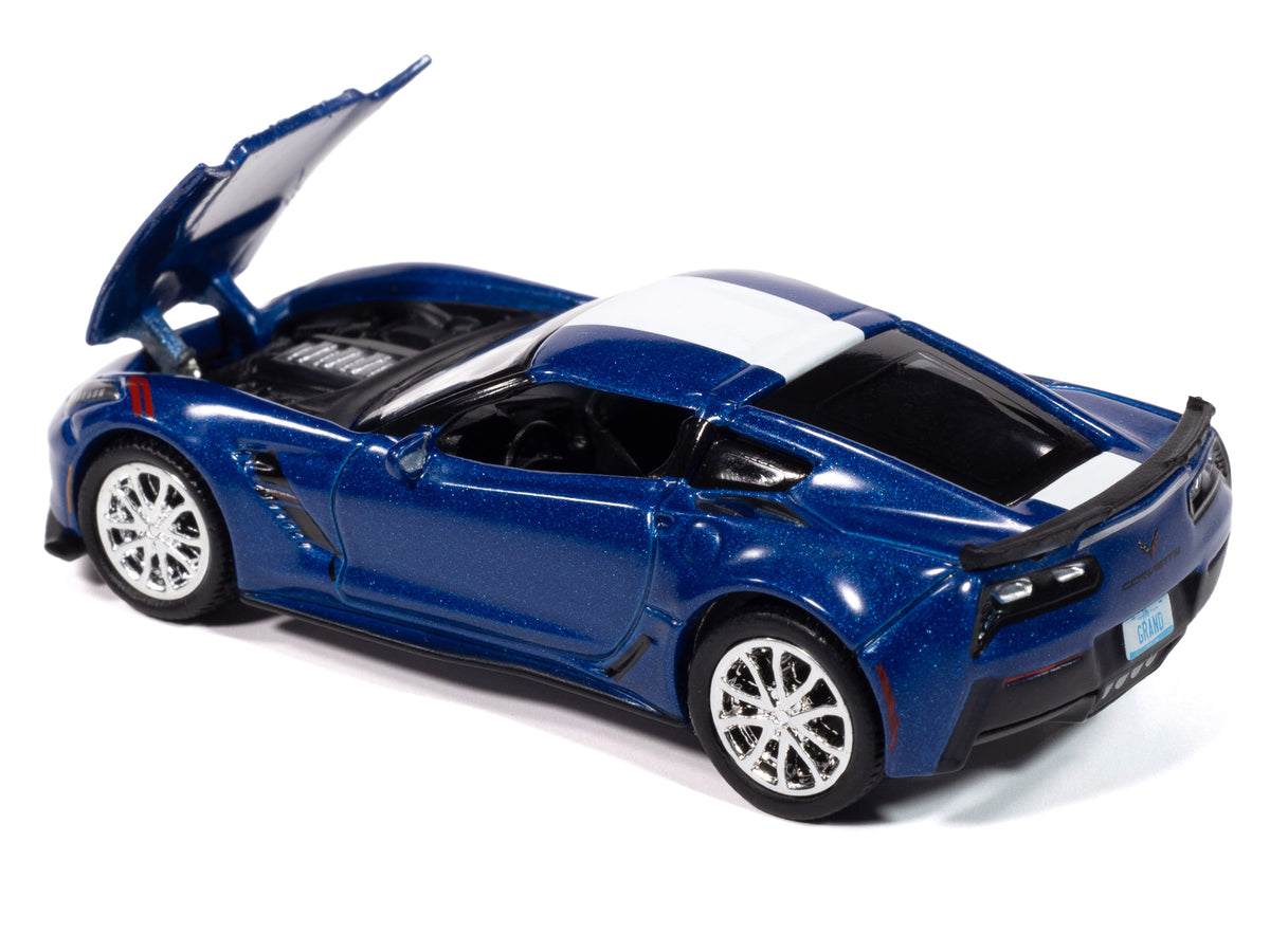 2018 Chevrolet Corvette Grand Sport Admiral Stripe Sports Cars 1/64 Diecast