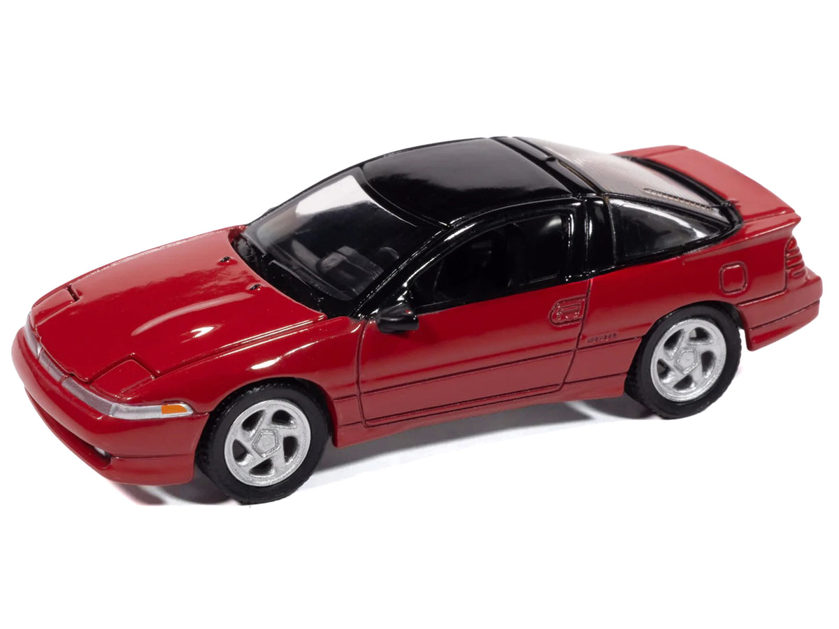 1991 Mitsubishi Eclipse GSX Maranello Red Black Top Import Legends 1/64 Diecast