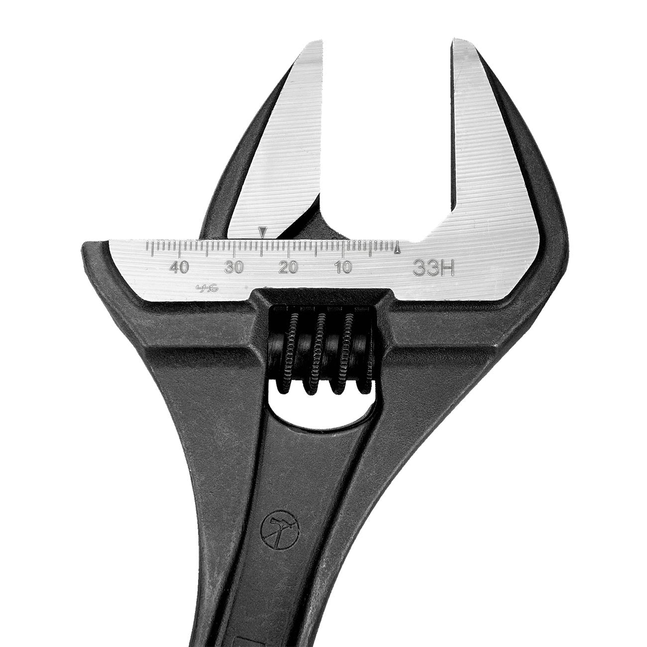 Bahco 10" Wide Jaw Adjustable W TS rench with Valve-Persuader Hook