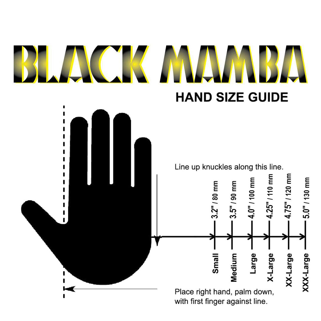 Black Mamba Black Powder Free Textured Nitrile Gloves (Large) 100 per Box