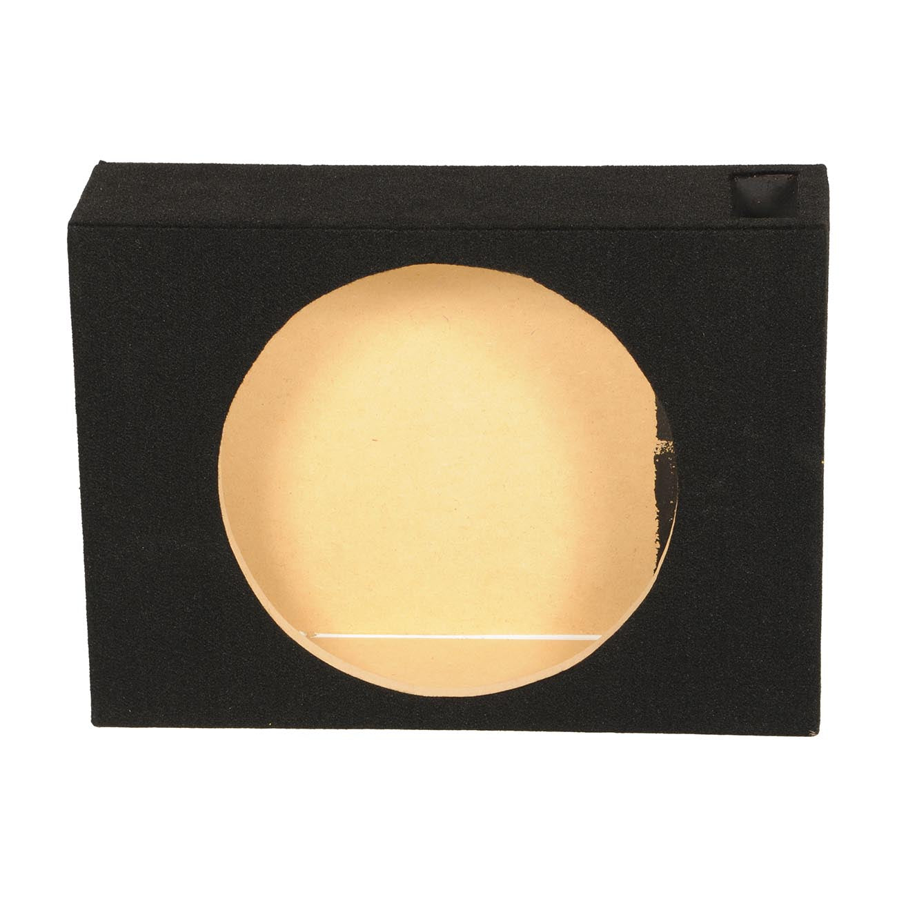 Qpower Single 12" Shallow Vented Woofer Box with an outer carton