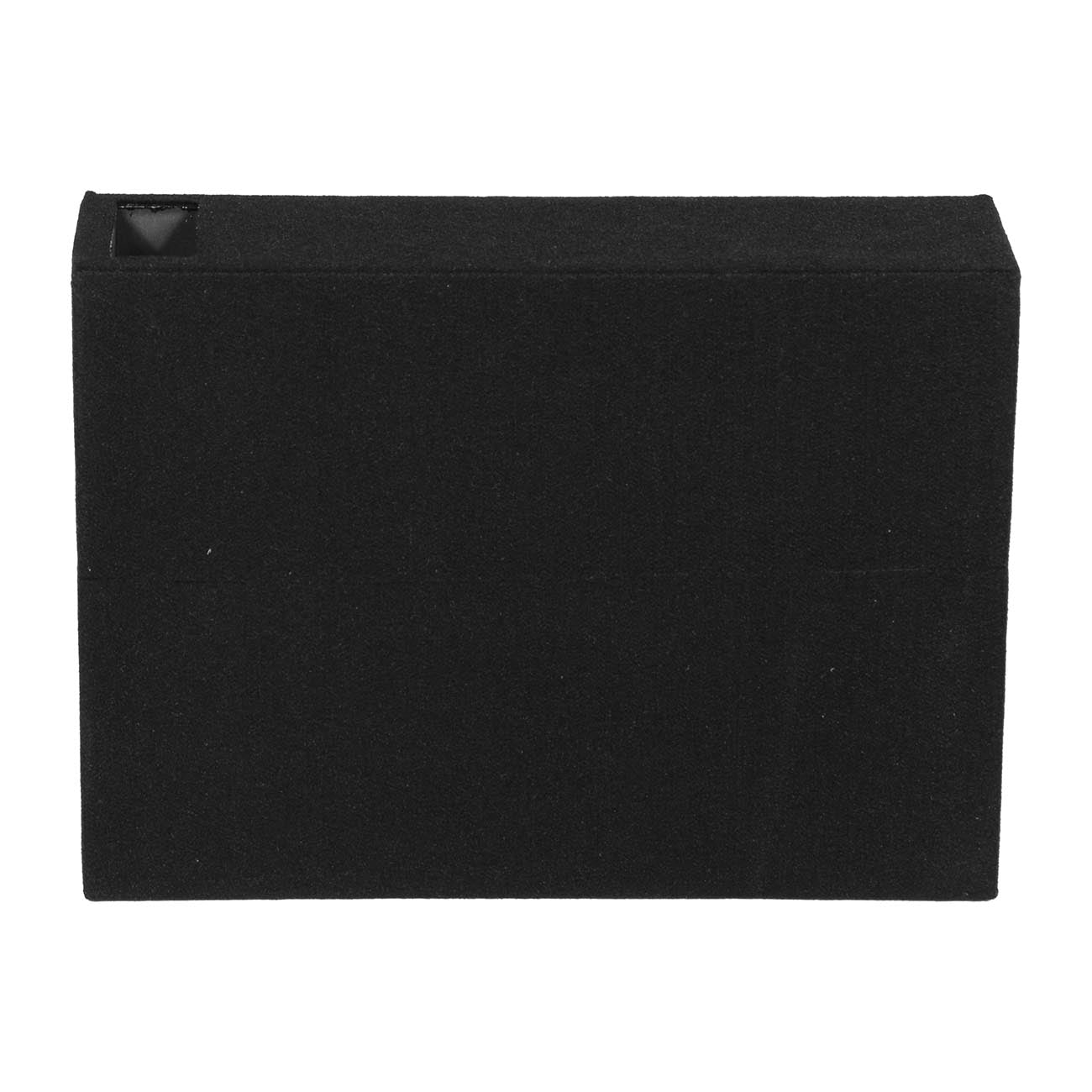 Qpower Single 12" Shallow Vented Woofer Box with an outer carton