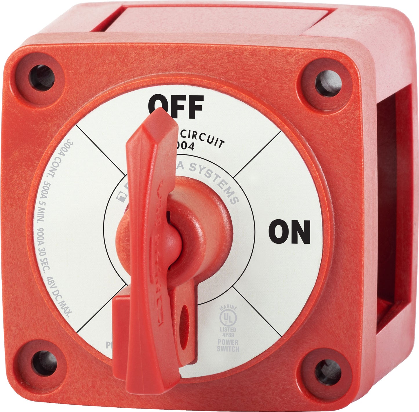 Blue Sea M-Series Battery Wtron Switch On/Off with Locking Key