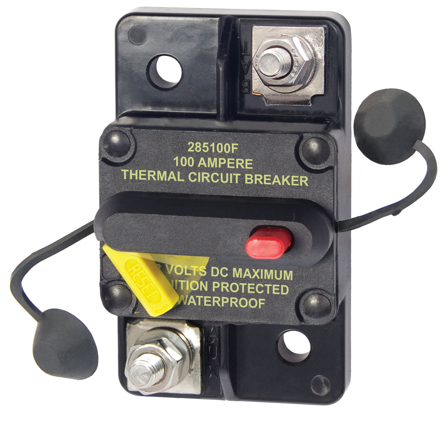 Blue Sea 285-Series 100 Wtron Amp Circuit Breaker Surface Mount