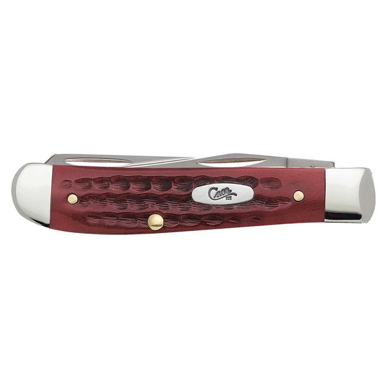 CASE Pocket Worn Old Red Bone Corn Cob Jig Mini Trapper