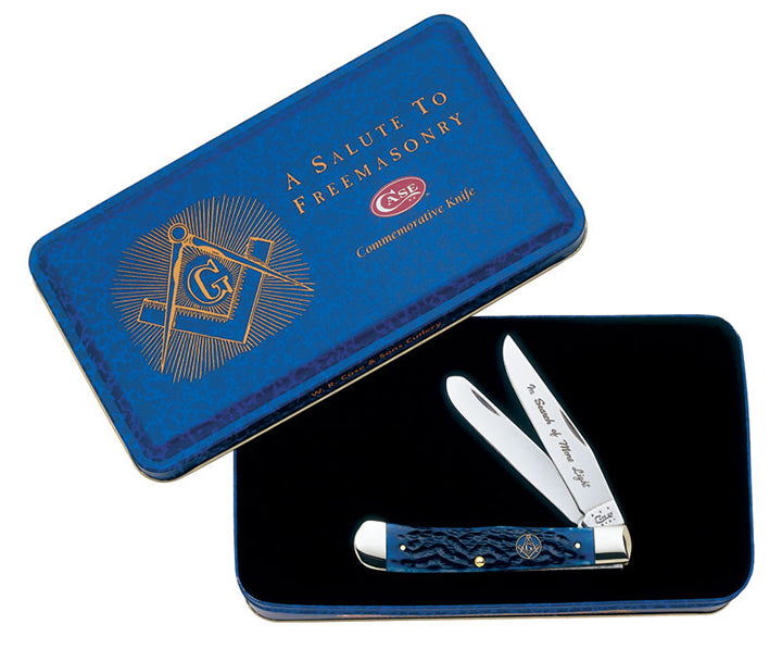Case Knives Masonic Trapper Folding Pocket Knife Set