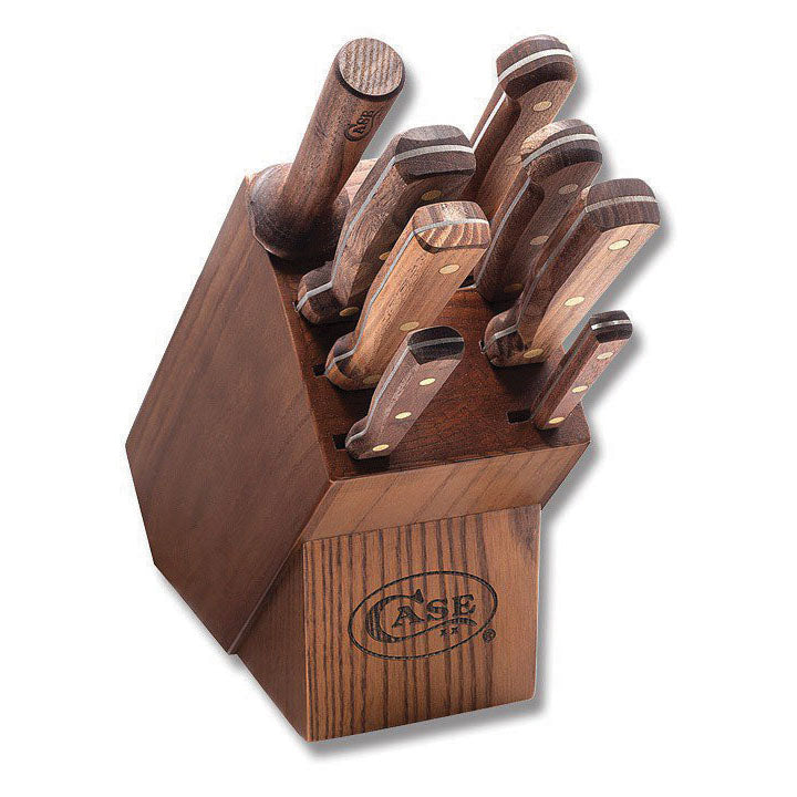 CASE 9 Piece Household Cutlery Block and Knife Set